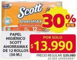 Ara Scott ahorramax papel higiénico oferta