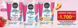Ara De la cuesta slim yogurt descremado de fresa, melocotón o natural oferta