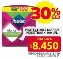 Ara Nosotras protectores diarios oferta