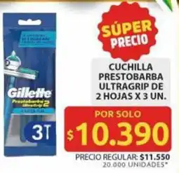 Ara Gillette cuchilla prestobarba ultragrip oferta