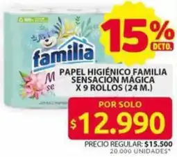 Ara Familia papel higiénico sensación mágica oferta