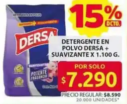 Ara Detergente en polvo dersa + suavizante oferta