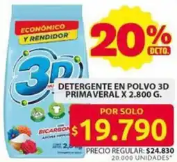 Ara 3D detergente en polvo primaveral oferta