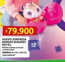 Ara Huevo sorpresa winged buddies royal oferta