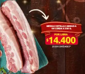 Media costilla canhuda decepda