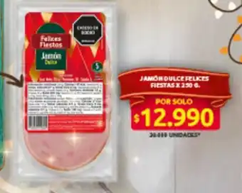 Felices fiestas jamon dulce