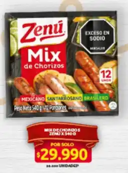Ara Mix de chorros zenú oferta