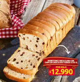 Ara Panettone santa clara con chips de chocolate taiado oferta