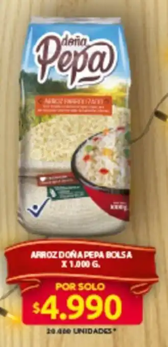 Dona pepa arroz bolsa