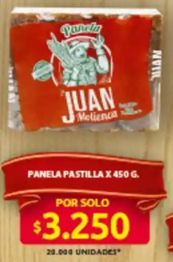 Panela pastilla