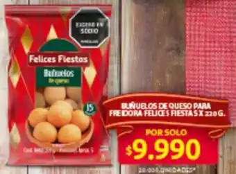 Felices fiestas buñuelos de queso para fredora