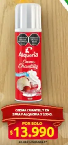 Ara Alqueria crema chantilly en spray oferta