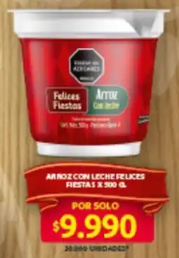 Ara Felices fiestas arroz con leche oferta