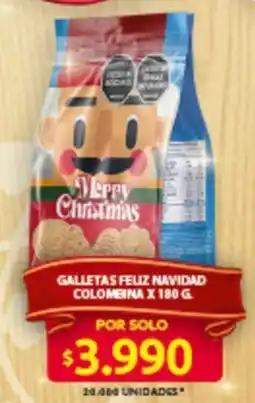 Ara Galletas feliz navidad colombina oferta