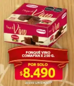 Ara Ponque vino comapan oferta