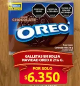 Ara Oreo galletas en bolsa navidad oferta