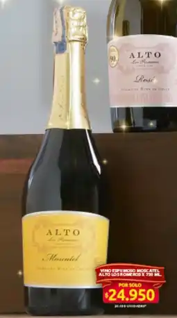 Ara Alto vino espumoso moscatel los rome nos oferta