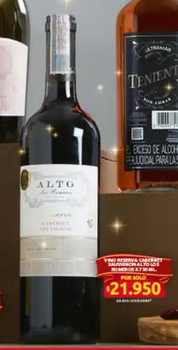 Ara Alto vino reserva cabernet sauvignon los oferta