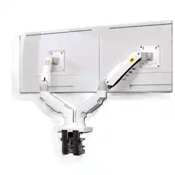 Falabella Soporte Monitor NB-F160 Dual 17-27 Blanca Con Ajuste Preciso y Estabilidad Para Dos Pantallas oferta