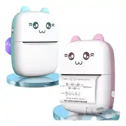 Falabella Mini Impresora Térmica Portátil Inalámbrica Para Celular Azul oferta