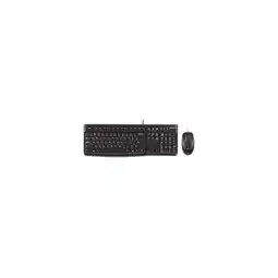 Falabella Combo Teclado y Mouse Alambrico USB MK120 Negro En Español oferta