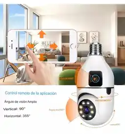 Falabella Cámara de seguridad Bombillo Robot Doble Cámara Wifi oferta