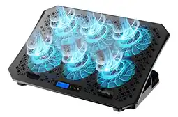 Falabella Base Refrigerante X6 De 6 Ventiladores Con Pantalla Negro oferta