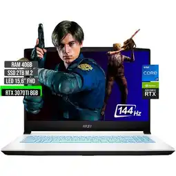 Falabella Portátil Intel Core i7 RTX 3070Ti 40GB RAM 2TB SSD 144Hz oferta