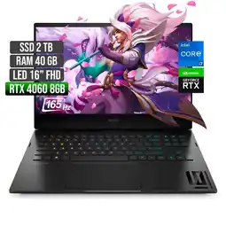 Falabella OMEN INTEL CORE I7-13620H RTX 4060 8GB SSD 2TB RAM 40GB LED 16 FHD 165Hz oferta