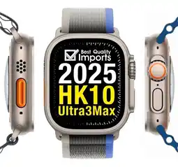 Falabella Smartwatch Hk 10 Ultra 3 Max Amoled Chat Gpt Apps Llamadas Alta Gama Compatible Con Android iOs oferta