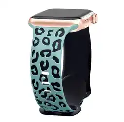 Falabella Correa Pulso Manilla Animal Print Apple Watch 38mm 40mm 41mm 32 mmTurquesaNegro oferta