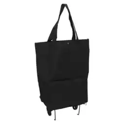 Falabella Carrito Bolso Plegable Mandado Con Rueda Portátil Cocina negro oferta