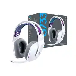 Falabella Diadema Gamer G733 Inalámbrica Blanca RGB oferta
