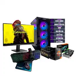 Falabella TORRE GAMER RYZEN 5 5600GT 16 GB DDR4 RGB/1 TB RTX 3050 6 GB FUENTE 500W 24 oferta