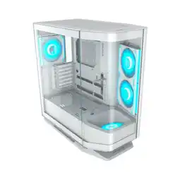 Falabella Chassis FV270 con Vidrio Templado, 4 Ventiladores ARGB y Alto Flujo de Aire en Acabado Blanco oferta