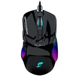 Falabella MOUSE GAMER PROFESIONAL 12800DPI RGB SOFTWARE USB 7 BOTONES NEGRO oferta