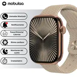 Falabella Reloj Inteligente Mobulaa H10 PLUS Oro rosa oferta