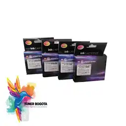 Falabella Cartucho 195 genéricos para impresora EPS XP-204, XP201-XP-211, XP-214, Kit x 4 COLORES oferta