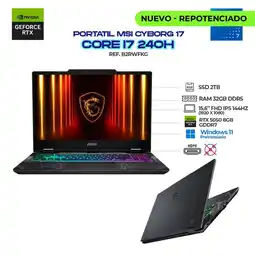 Falabella Portátil Gamer KATANA 16 144Hz / Core I7-14650HX / RTX 5060 8GB / RAM 32GB / SSD 2TB oferta