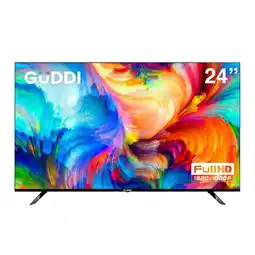 Falabella Televisor 24 Pulgadas Led Tv Hd Guddi Tdt Smart Tv 110-12v oferta