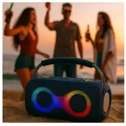 Falabella PARLANTE MULTICOLOR RGB PORTATIL BLUETOOTH ALTAVOZ oferta