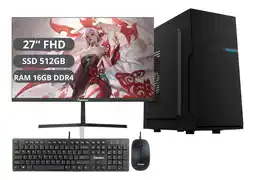 Falabella Computador Torre AMD Ryzen 5 con Monitor FHD oferta