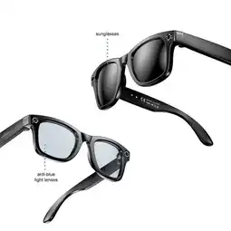 Falabella Gafas de Sol Inteligentes Lentes Duales Cámara 4k Wifi Traductoras llamadas música oferta