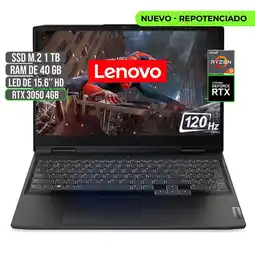 Falabella PORTATIL GAMING AMD RYZEN 5 6600H SSD 1TB RAM 40GB RTX 3050 4GB 15.6 FHD oferta