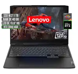 Falabella PORTATIL GAMING AMD RYZEN 5 6600H SSD 1TB RAM 40GB RTX 3050 4GB 15.6 FHD oferta