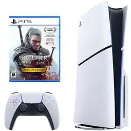 Falabella Consola 5 Slim Disco 1TB Con Juego The Witcher 3: Wild Hunt PS5 oferta