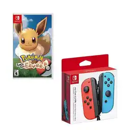 Falabella Control Switch Joy-con Neon Con Juego Pokemon Eevee oferta
