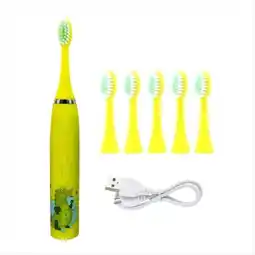 Falabella Cepillo De Dientes Eléctrico Infantil 6 Cabezales amarillo oferta