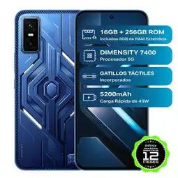 Falabella Celular GT 30 5G 256GB 8GB RAM Ampliable a 16GB Azul oferta
