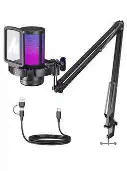 Falabella Micrófono Profesional Maono Condensador Dm20 Usb Led Rgb oferta